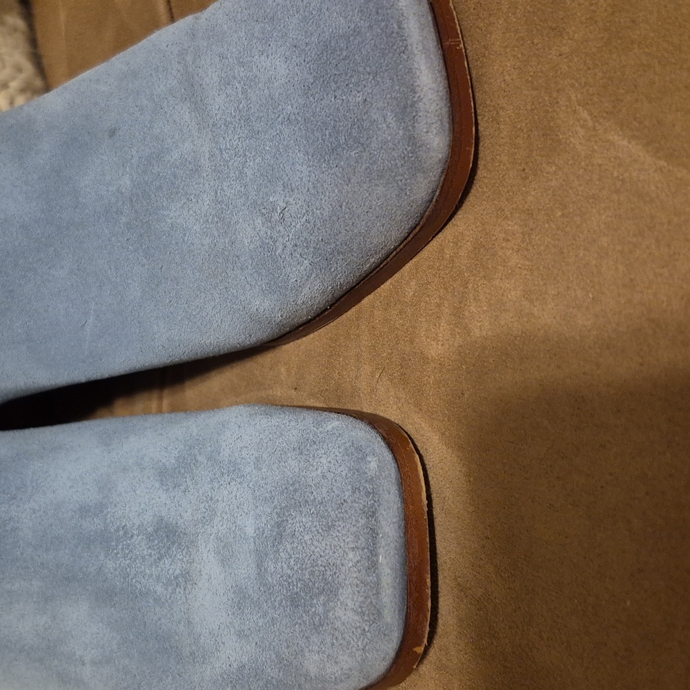 Sam Edelman Blue Suede Boots - Picture 2 of 7